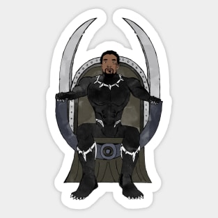 Black Panther Throne Sticker